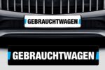 Kennzeicheneinleger - Gebrauchtwagen Schild