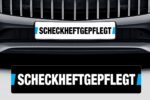 Kennzeicheneinleger - Scheckheftgepflegt Schild