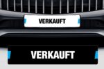 Kennzeicheneinleger - Verkauft Schild