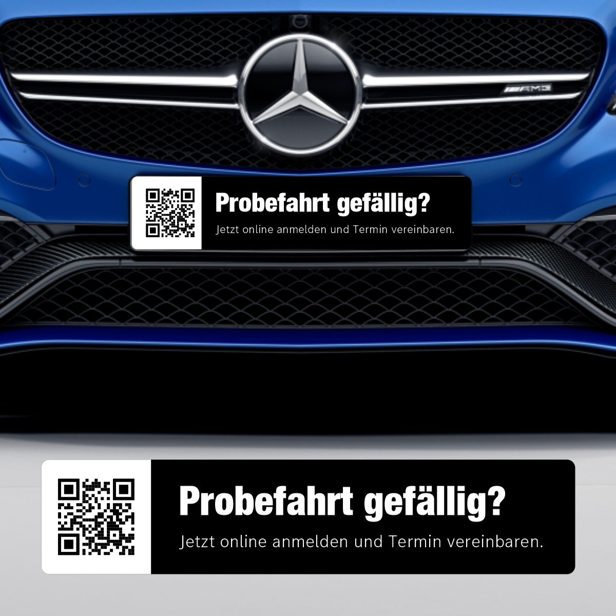 qr-code-probefahrt-kennzeicheneinleger-autohausreklame-produktbild